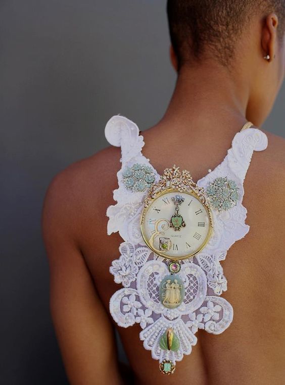Statement Elegant Bridal Bib Necklace handmade by Marelle Couture for https://hopscotchcouture.com/ #statementnecklace #bibnecklace #bridalnecklace #bridalbibnecklace