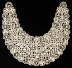 Victorian Handmade Crochet Lace Collar.